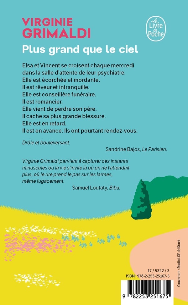 Plus grand que le ciel - Virginie Grimaldi