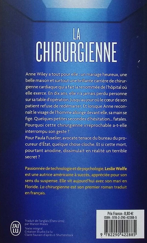 La chirurgienne - LESLIE WOLFE